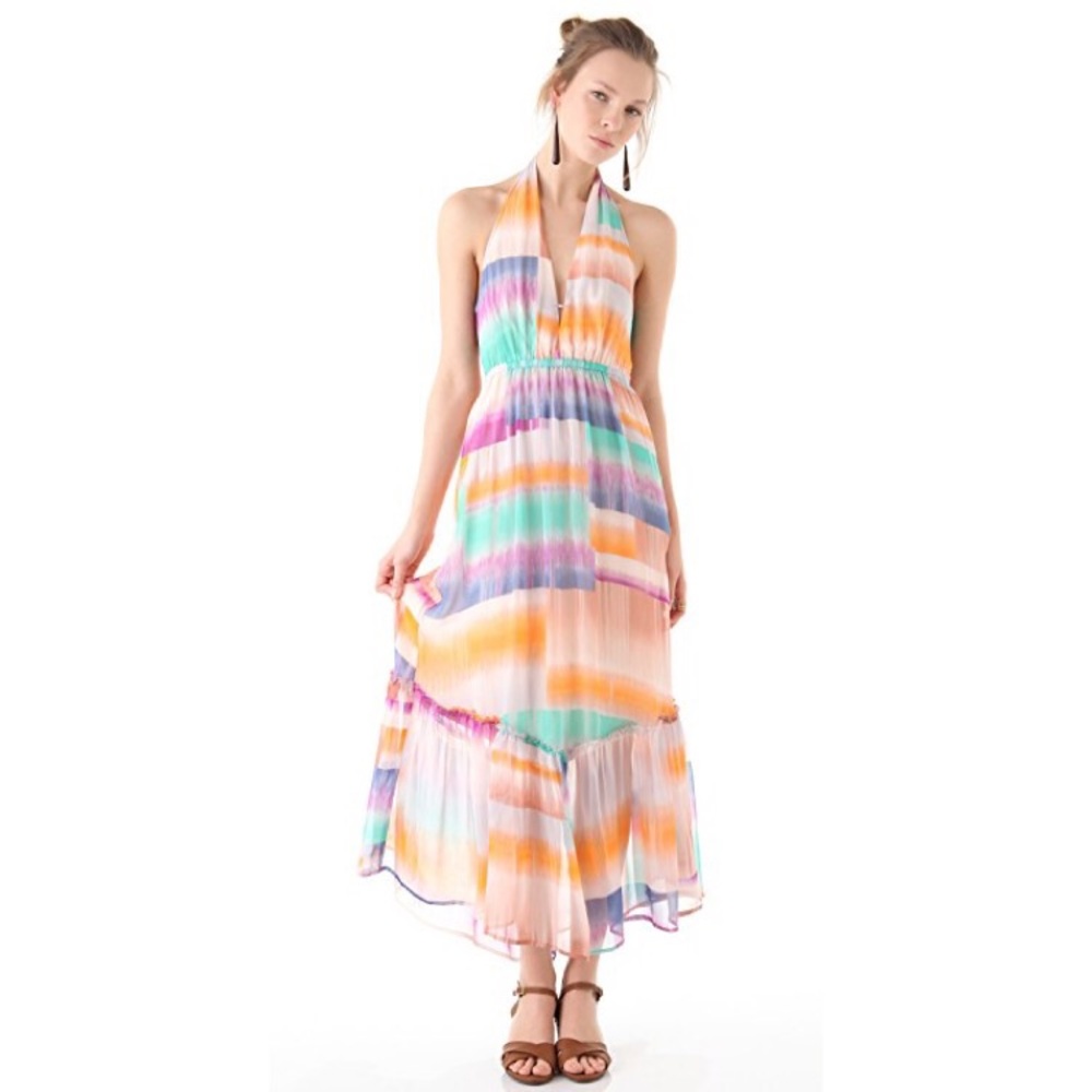 12th St. by Cynthia Steffe Silk Tieback Dress